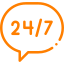 24/7 support