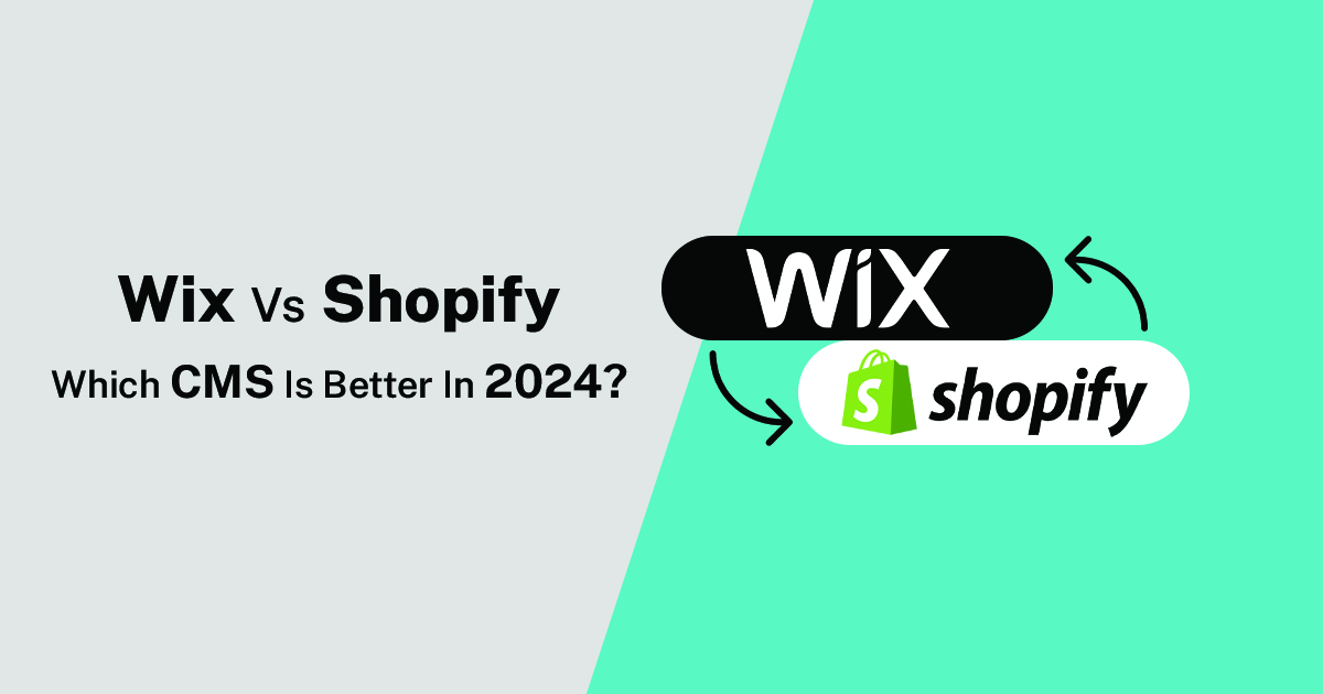 Wix Vs Shopify blog banner